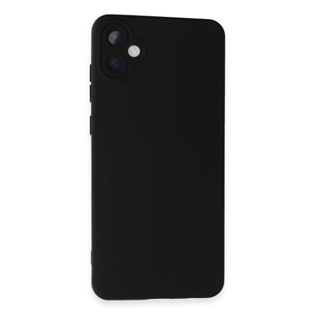 Mey İthalat®  Samsung Galaxy A05 Kılıf Nano içi Kadife Silikon - Siyah