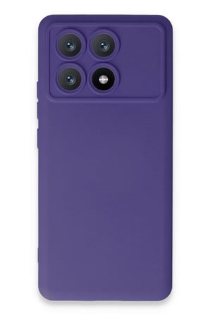 Mey İthalat®   Poco X6 Pro Kılıf Nano içi Kadife Silikon - Mor