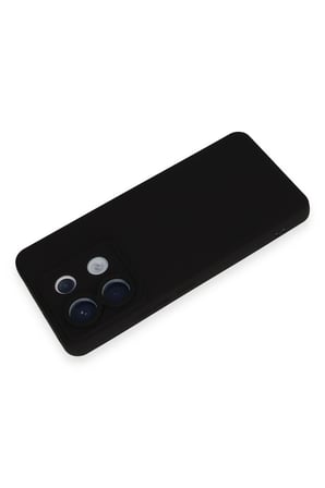 Mey İthalat®   Redmi Note 13 Pro 5G Kılıf Nano içi Kadife Silikon - Siyah