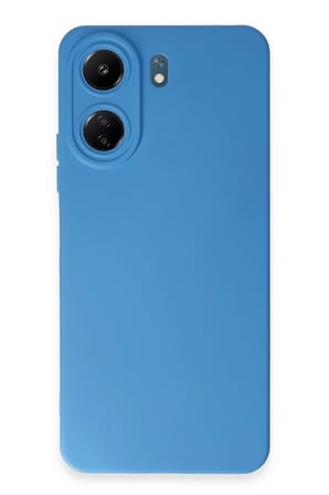 Mey İthalat®   Redmi 13C Kılıf Nano içi Kadife Silikon - Mavi