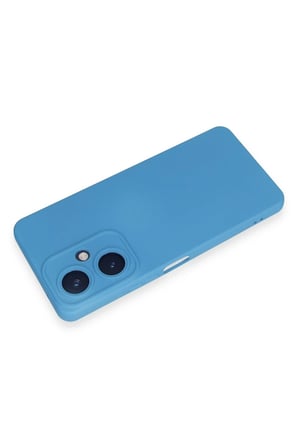 Mey İthalat®  Vivo Y27 Kılıf Nano içi Kadife Silikon - Mavi