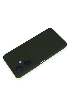 Mey İthalat®  Vivo Y27 Kılıf Nano içi Kadife Silikon - Koyu Yeşil