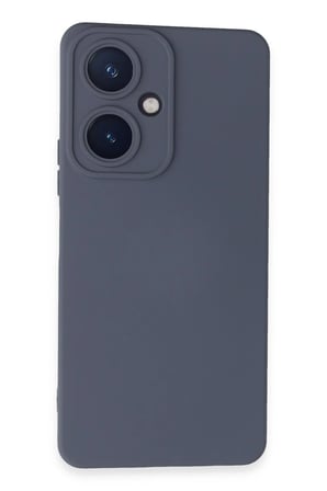 Mey İthalat®  Vivo Y27 Kılıf Nano içi Kadife Silikon - Gri