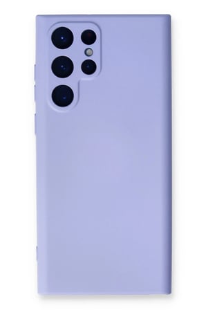 Mey İthalat®  Samsung Galaxy S24 Ultra Kılıf Nano içi Kadife Silikon - Lila
