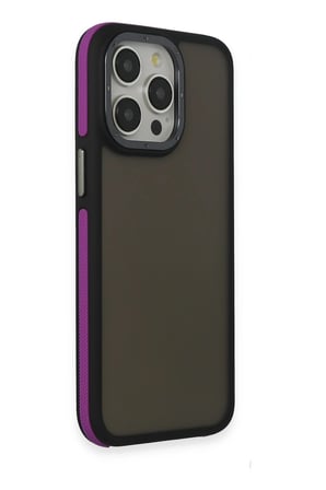 Mey İthalat®   iPhone 14 Pro Max Harvel Kapak - Derin Mor