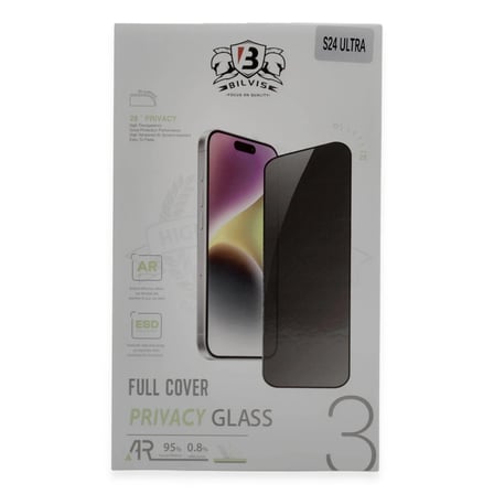 Mey İthalat®  Samsung Galaxy S24 Ultra Bilvis Hayalet Cam Ekran Koruyucu