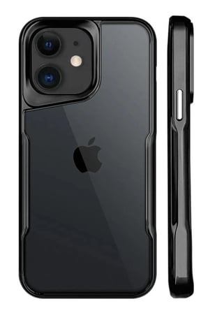 Mey İthalat®   iPhone 11 Kılıf Boyi Silikon Kapak - Siyah