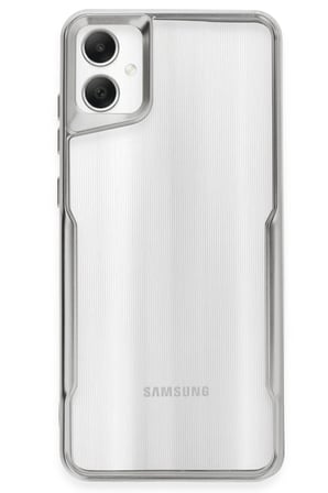 Mey İthalat®  Samsung Galaxy A05 Kılıf Boyi Silikon Kapak - Gümüş