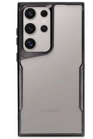 Mey İthalat®  Samsung Galaxy S23 Ultra Kılıf Boyi Silikon Kapak - Siyah