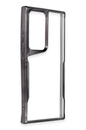 Mey İthalat®  Samsung Galaxy S23 Ultra Kılıf Boyi Silikon Kapak - Siyah