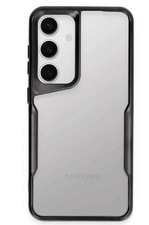 Mey İthalat®  Samsung Galaxy S24 Kılıf Boyi Silikon Kapak - Siyah