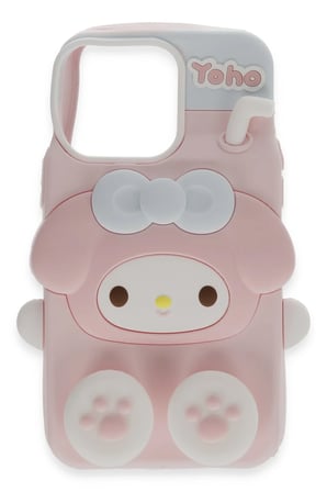 Mey İthalat®   iPhone 15 Pro Max Kılıf Poky Karakter Silikon Kapak - Desen 2