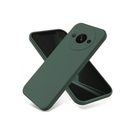 Mey İthalat®   Redmi A3 4G Kılıf First Silikon - Koyu Yeşil