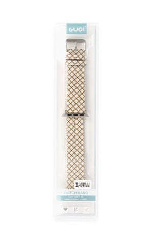 Mey İthalat®   Watch 38mm Karo Motif Kordon - Mavi