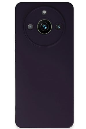 Mey İthalat®  Realme 11 Pro Kılıf Nano içi Kadife Silikon - Mor
