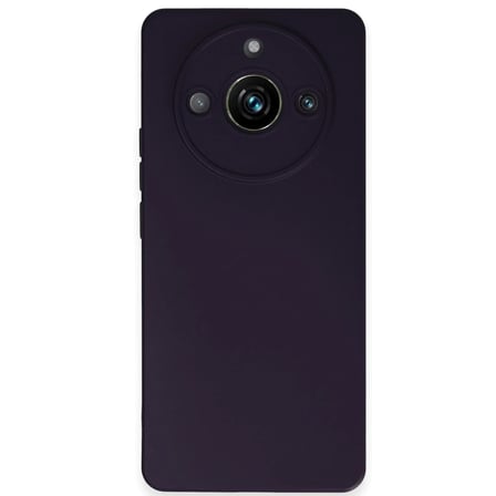 Mey İthalat®  Realme 11 Pro Kılıf Nano içi Kadife Silikon - Mor