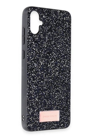 Mey İthalat®  Samsung Galaxy A05 Bright Simli Kapak - Siyah