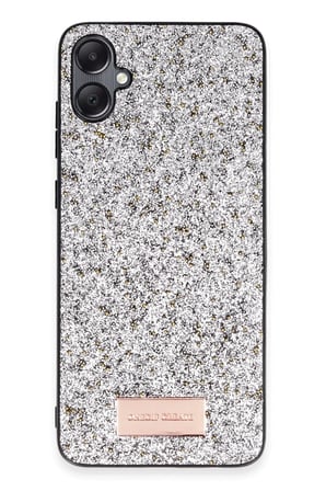 Mey İthalat®  Samsung Galaxy A05 Bright Simli Kapak - Gümüş