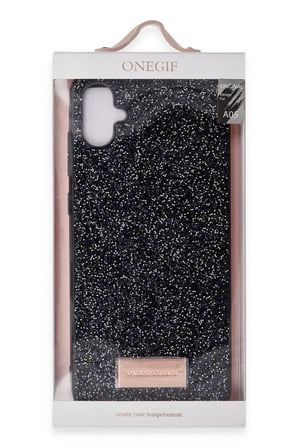 Mey İthalat®  Samsung Galaxy A05 Bright Simli Kapak - Gümüş
