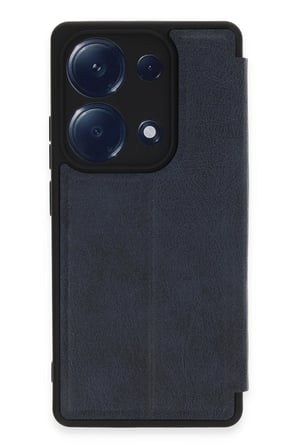 Mey İthalat®   Redmi Note 13 Pro 4G Kılıf Flip Cover - Lacivert