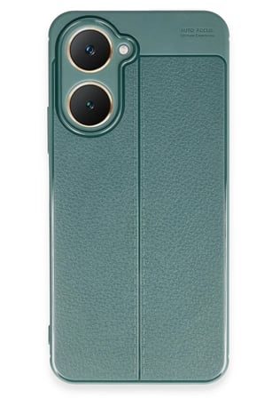 Mey İthalat®  Vivo Y18 Kılıf Auto Focus Kapak - Koyu Yeşil