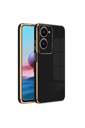 Mey İthalat®  Vivo Y18 Kılıf Volet Silikon - Siyah