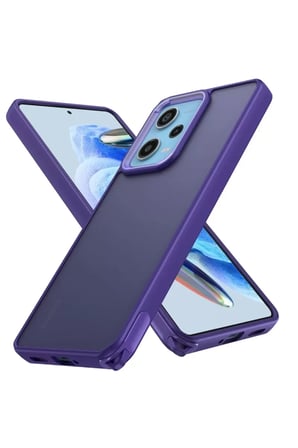 Mey İthalat®   Redmi 13 4G Kılıf Elegant Kapak - Derin Mor