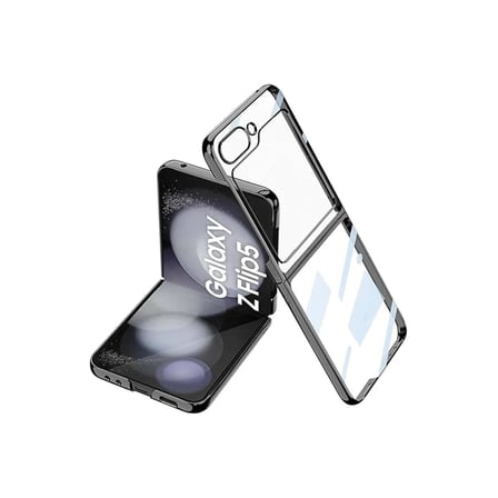 Mey İthalat®  Samsung Galaxy Z Flip 5 Kılıf Fold Element Kapak - Siyah