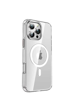Mey İthalat®   iPhone 16 Pro Crystal Magsafe Kapak - Şeffaf
