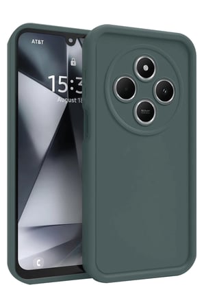 Mey İthalat®   Redmi 14C Kılıf Viera Silikon - Koyu Yeşil