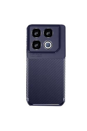 Mey İthalat®  İnfinix GT 20 Pro Kılıf Auto Focus Karbon Kapak - Lacivert