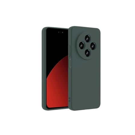 Mey İthalat®   Redmi 14C Kılıf Nano içi Kadife Silikon - Koyu Yeşil