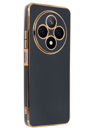 Mey İthalat®   Redmi 14C Kılıf Volet Silikon - Siyah