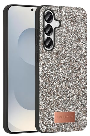Mey İthalat®  Samsung Galaxy S25 Plus Bright Simli Kapak - Gold