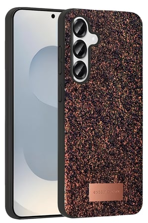Mey İthalat®  Samsung Galaxy S25 Plus Bright Simli Kapak - Derin Mor
