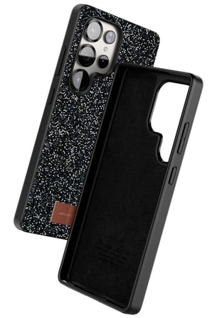 Mey İthalat®  Samsung Galaxy S25 Ultra Bright Simli Kapak - Siyah