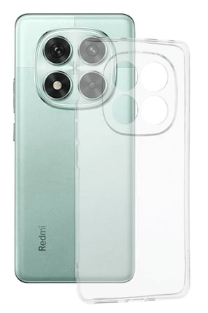 Mey İthalat®   Redmi Note 14 Pro 5G Kılıf Lüx Şeffaf Silikon
