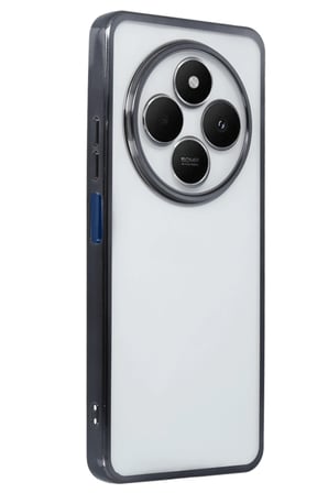 Mey İthalat®   Redmi 14C Kılıf  Lensli Silikon - Siyah