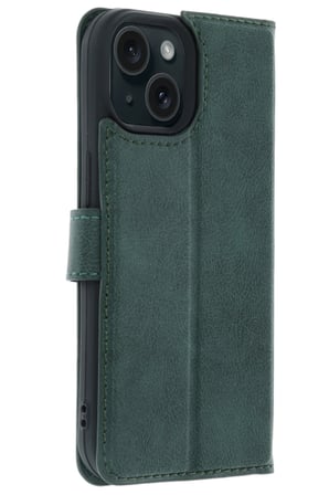 Mey İthalat®   iPhone 15 Trend S Plus Kapaklı Kılıf - Yeşil