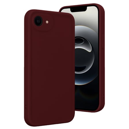 Mey İthalat®   iPhone 16E Kılıf Viera Silikon - Bordo
