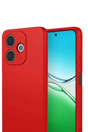 Mey İthalat®   A5 Pro 4G First Silikon - Kırmızı