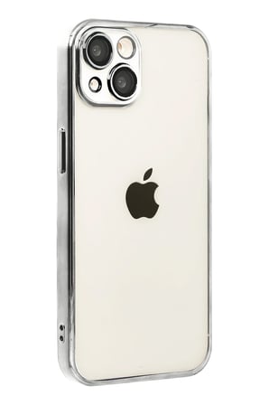 Mey İthalat®   iPhone 15  Lensli Silikon - Titan Gri