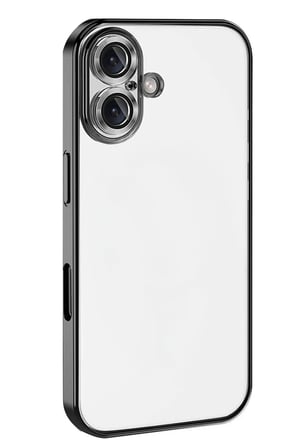 Mey İthalat®   iPhone 17  Lensli Silikon - Siyah