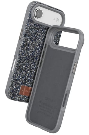 Mey İthalat®   iPhone 17 Air Bright Simli Kapak - Gümüş