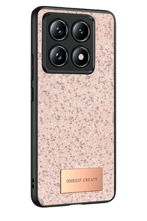 Mey İthalat®   Mi 14T Pro Bright Simli Kapak - Pembe