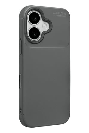 Mey İthalat®   iPhone 17 Auto Focus Karbon Kapak - Gri