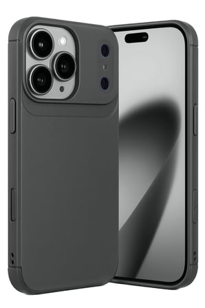 Mey İthalat®   iPhone 17 Pro Auto Focus Karbon Kapak - Gri