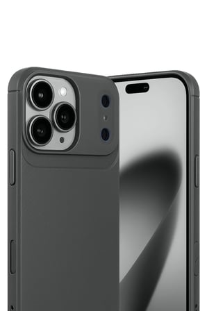Mey İthalat®   iPhone 17 Pro Auto Focus Karbon Kapak - Gri