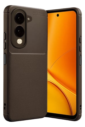 Mey İthalat®  Vivo Y29S Auto Focus Karbon Kapak - Kahverengi