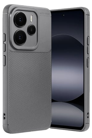 Mey İthalat®   Note 14 5G Auto Focus Karbon Kapak - Gri